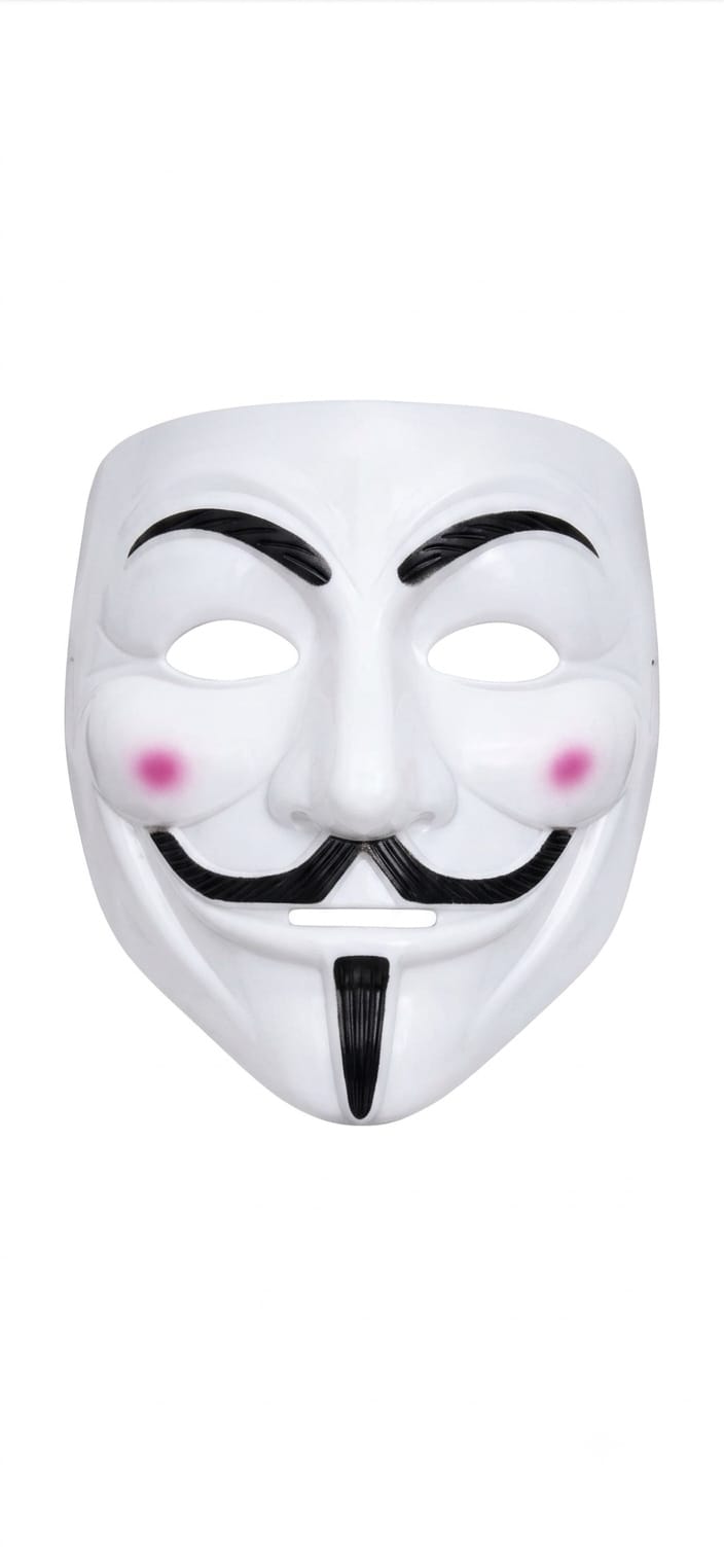 Máscara Anonymous V de Venganza Guy Fawkes