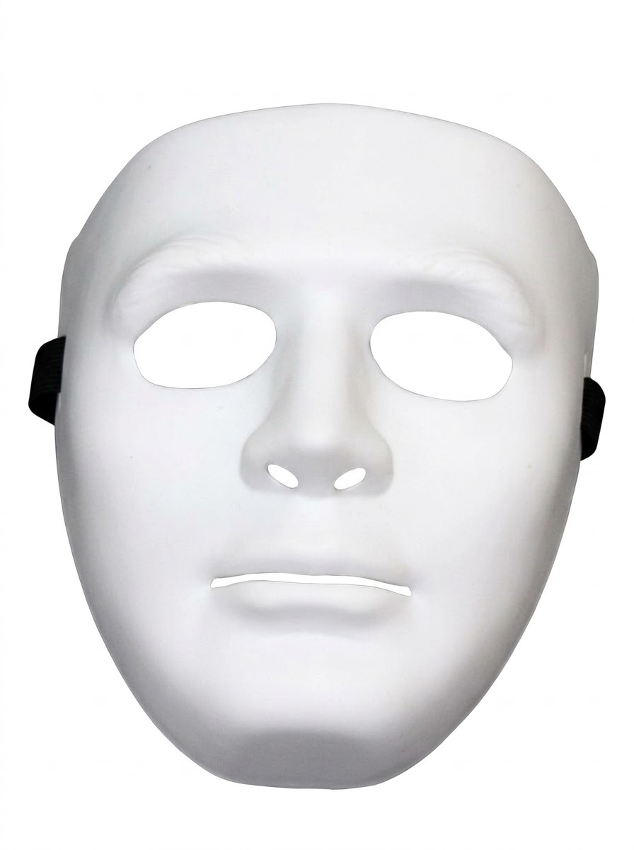 Máscara Blanca Neutra / Mimo / Jabbawockeez